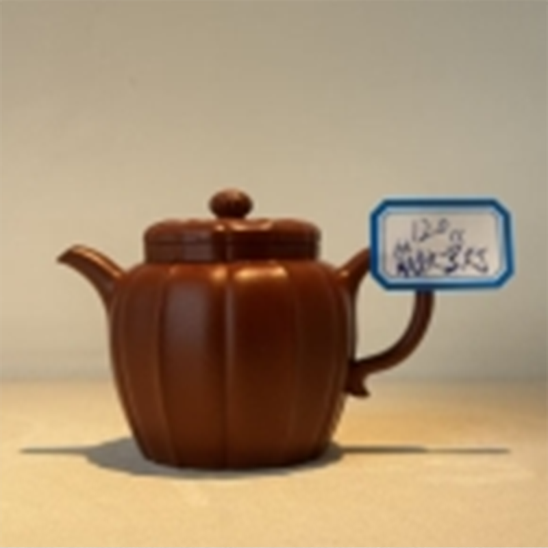 阿茶  筋纹宫灯-朱泥-120cc零配（JCY-0431）