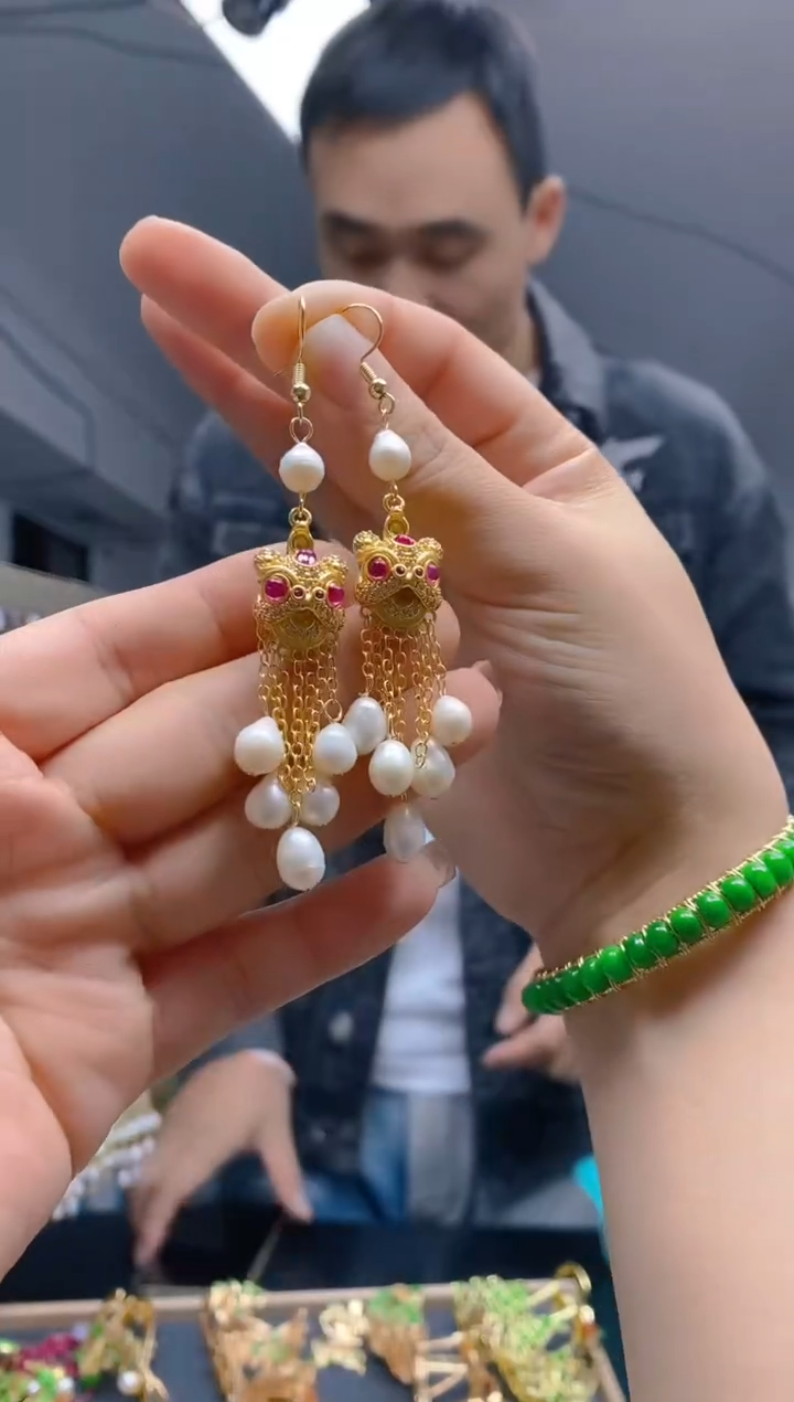 【闪购商品】淡水珍珠耳饰合金0307珍珠饰品