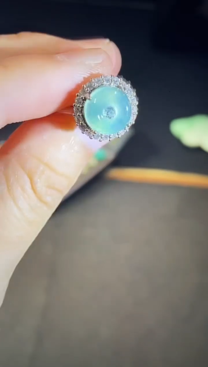 【闪购商品】翡翠戒指未镶嵌多样性发货其一不含链