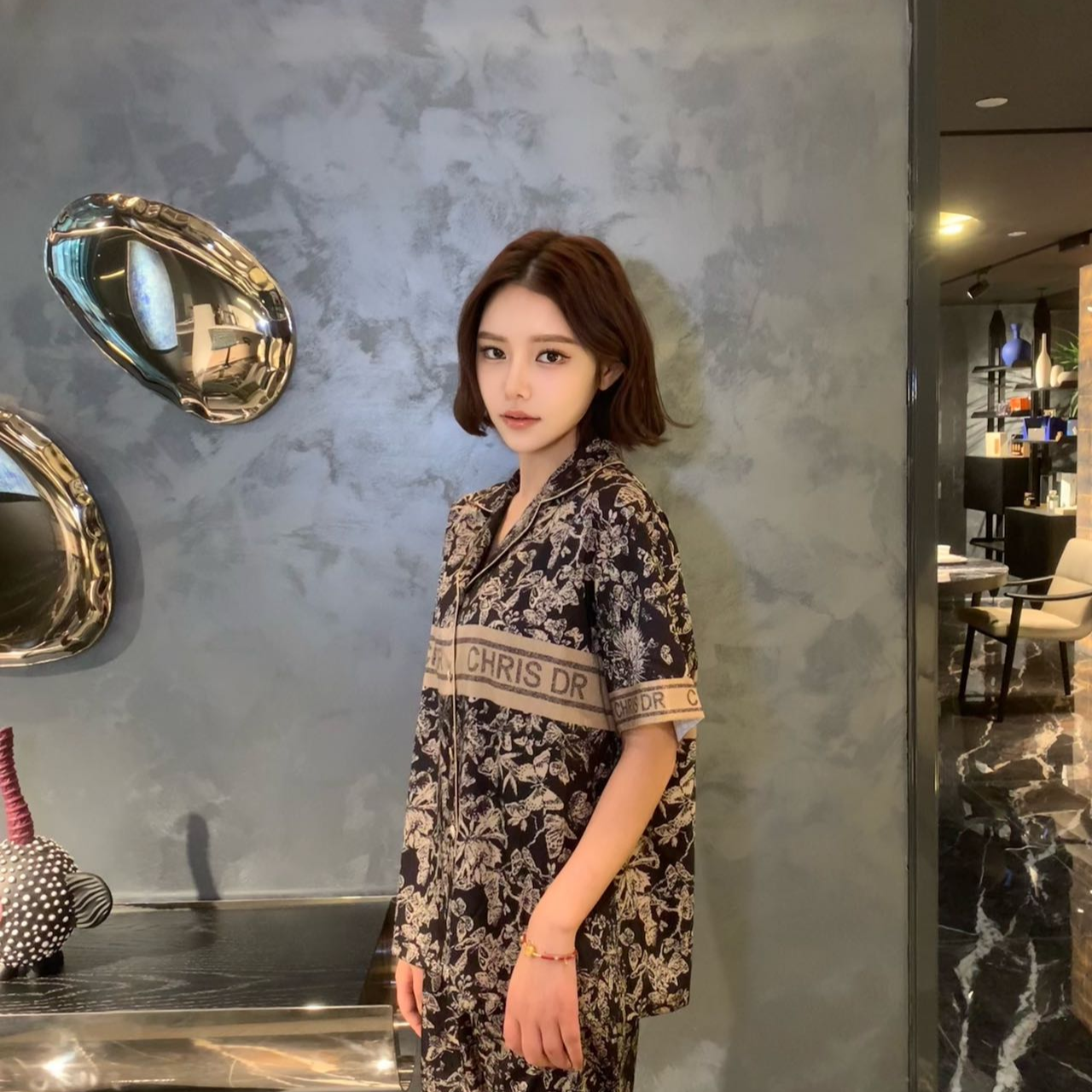 SIEOYJIEA/私迹大榕家大刘eva【黑金限量短袖】情侣款家居服睡衣