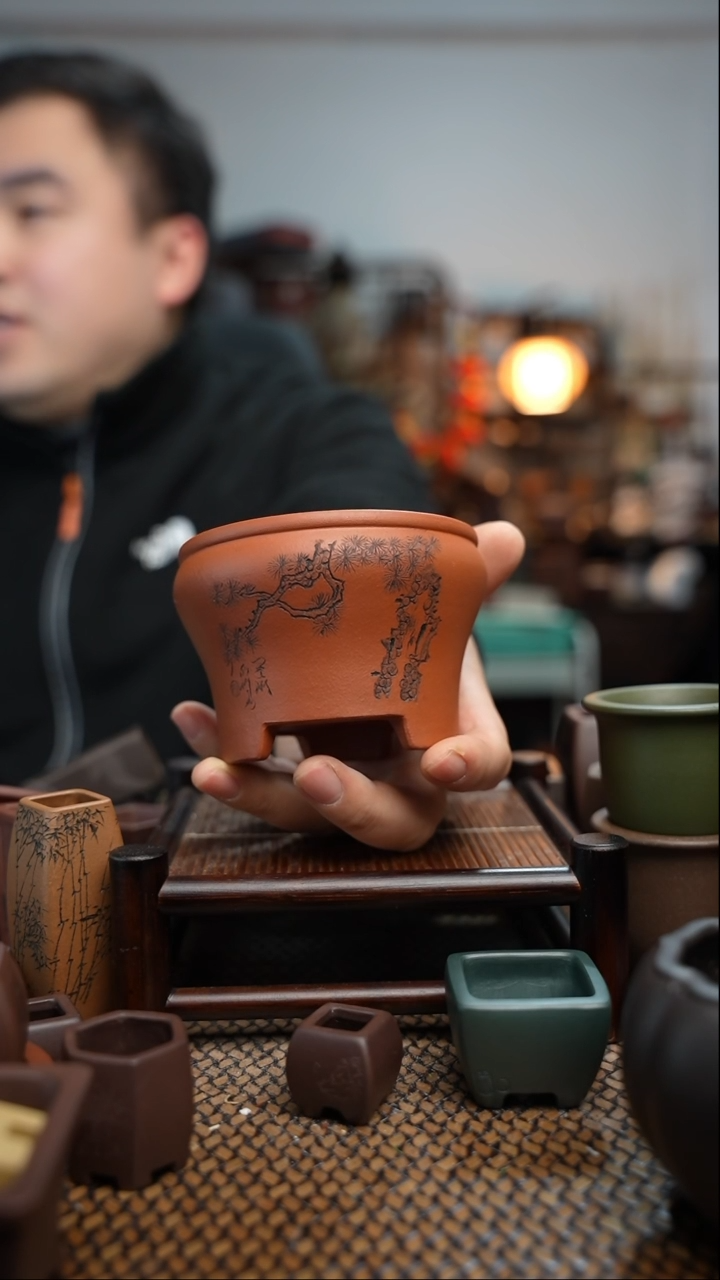 【闪购商品】紫砂花盆長木軒精品紫砂