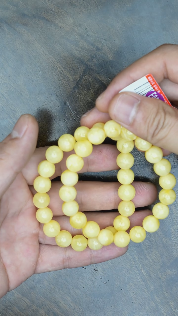 【闪购商品】琥珀裸石未镶嵌蜜蜡圆珠手串多样性发其一