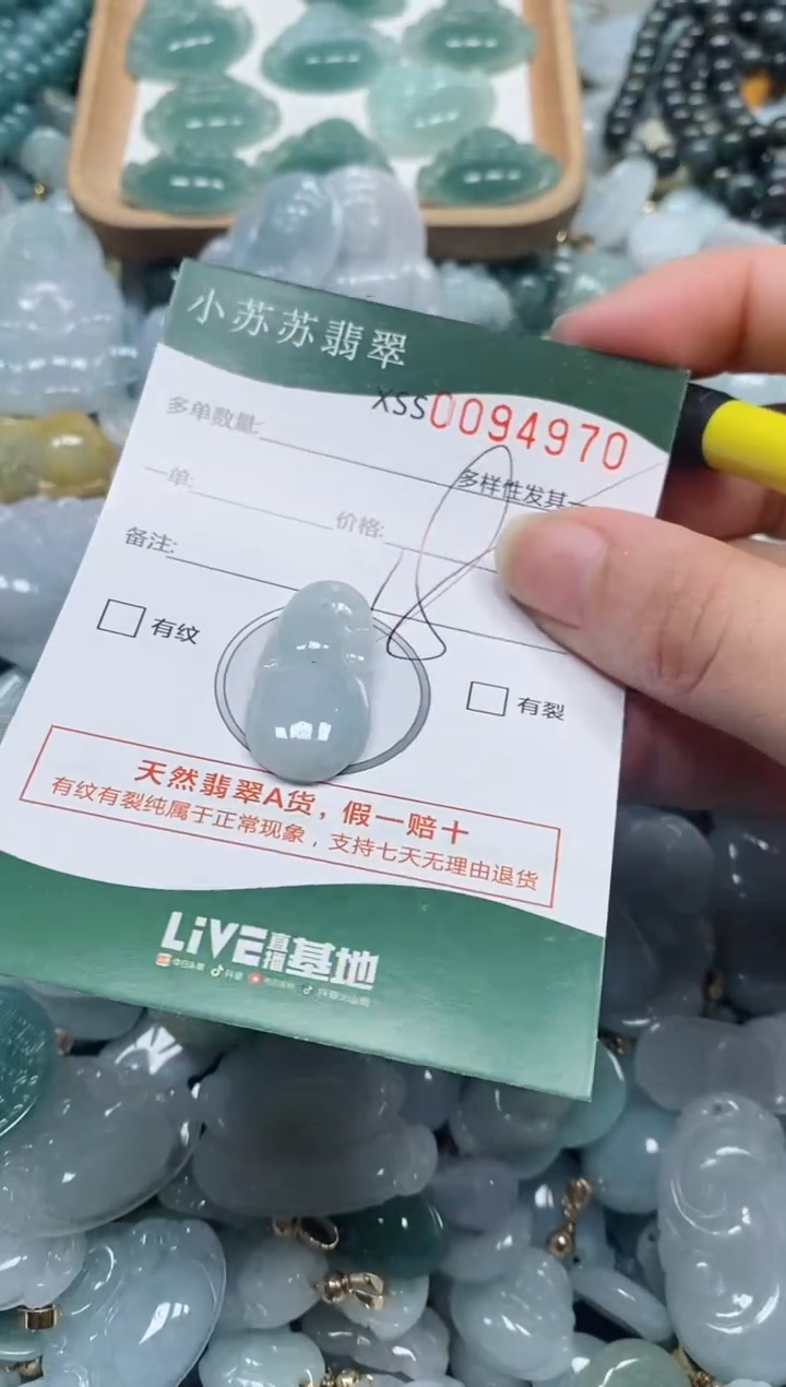 【闪购商品】翡翠颈饰未镶嵌闪购商品0094970