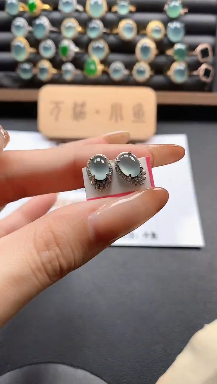 银S925镶嵌戒指翡翠51151·1