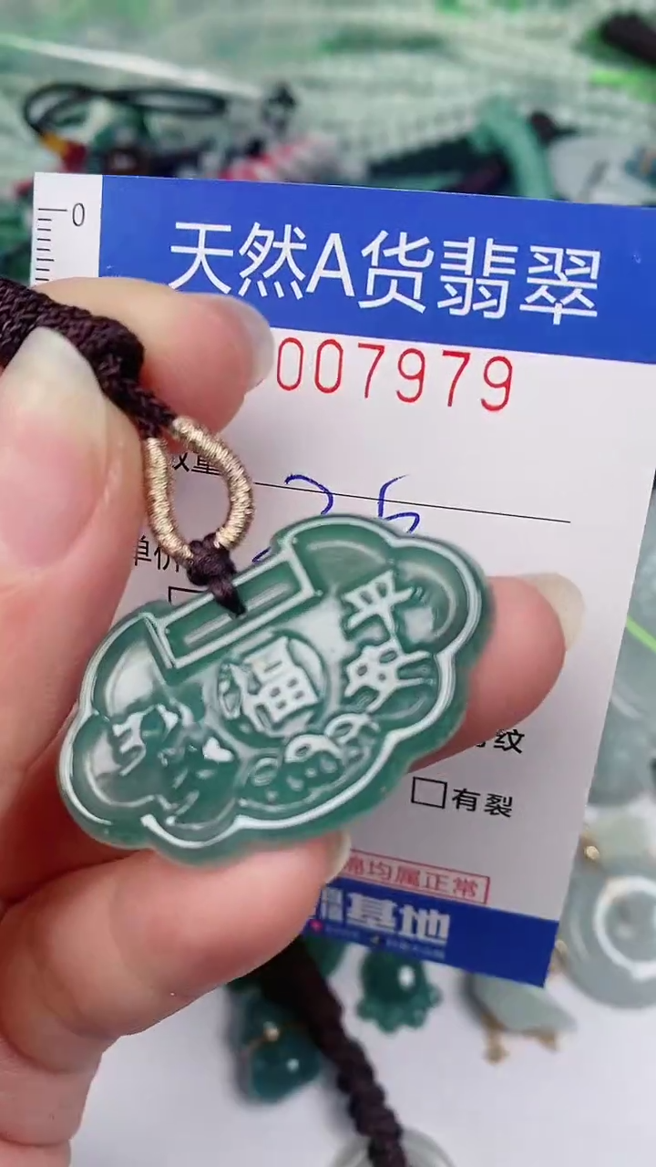 【闪购商品】翡翠颈饰未镶嵌00007979