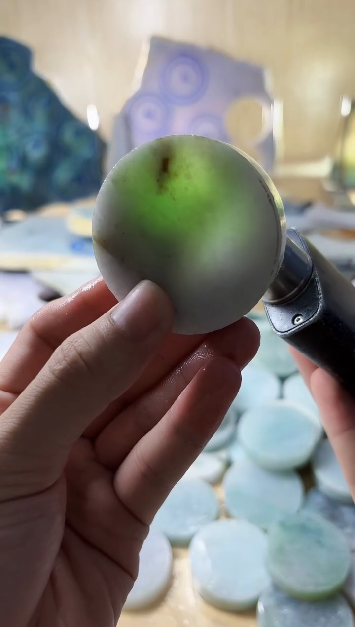 【闪购商品】翡翠颈饰未镶嵌A货白谭2461