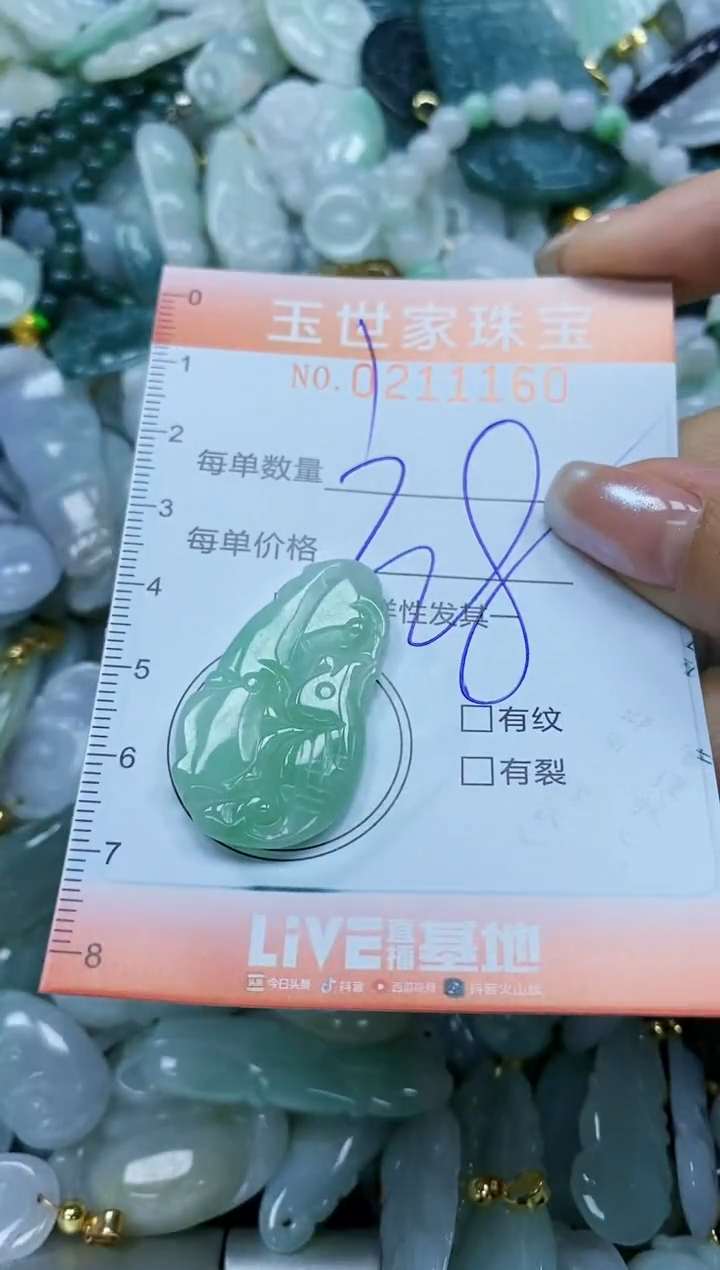 【闪购商品】翡翠颈饰未镶嵌闪购0211160