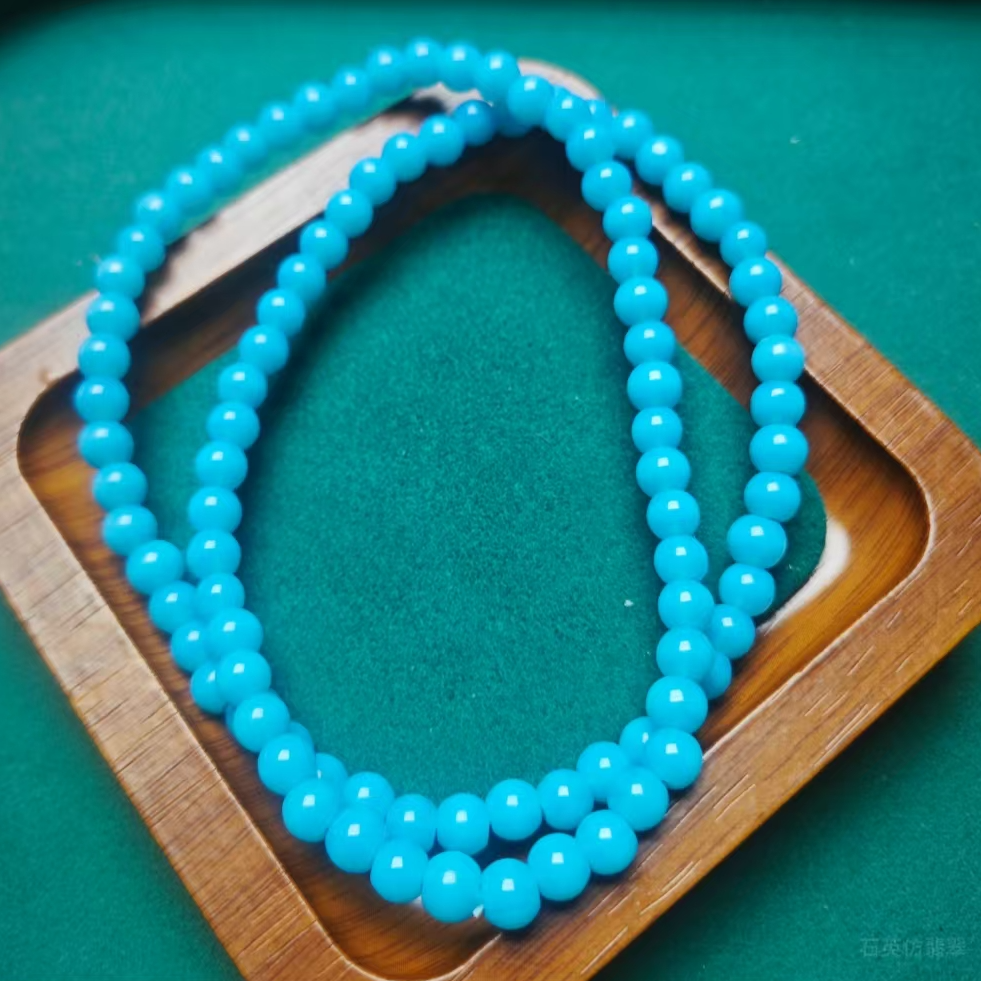A1454满蓝翡翠项链项链