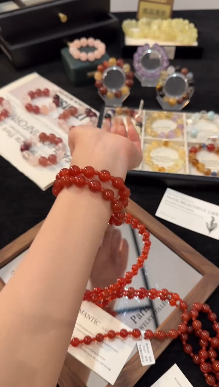 未镶嵌手链水晶许妍同款双圈x2906