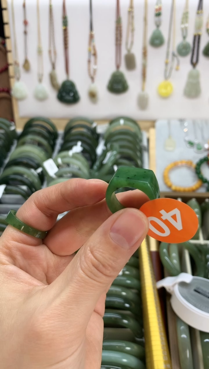 未镶嵌戒指和田玉M***7戒指3