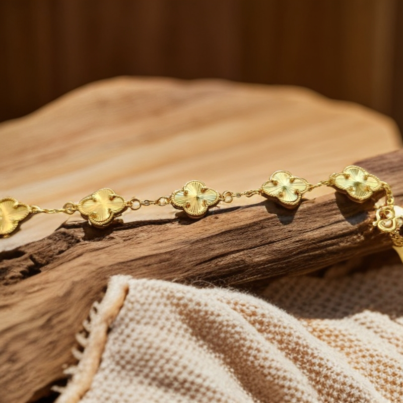 澜游商贸--四合如意时尚百搭镭射手链a21DH