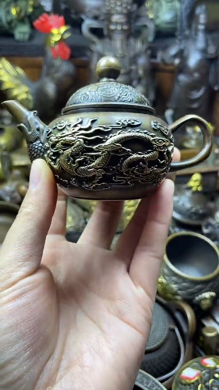 闪购链接，点击下单，有运费险，铜摆件