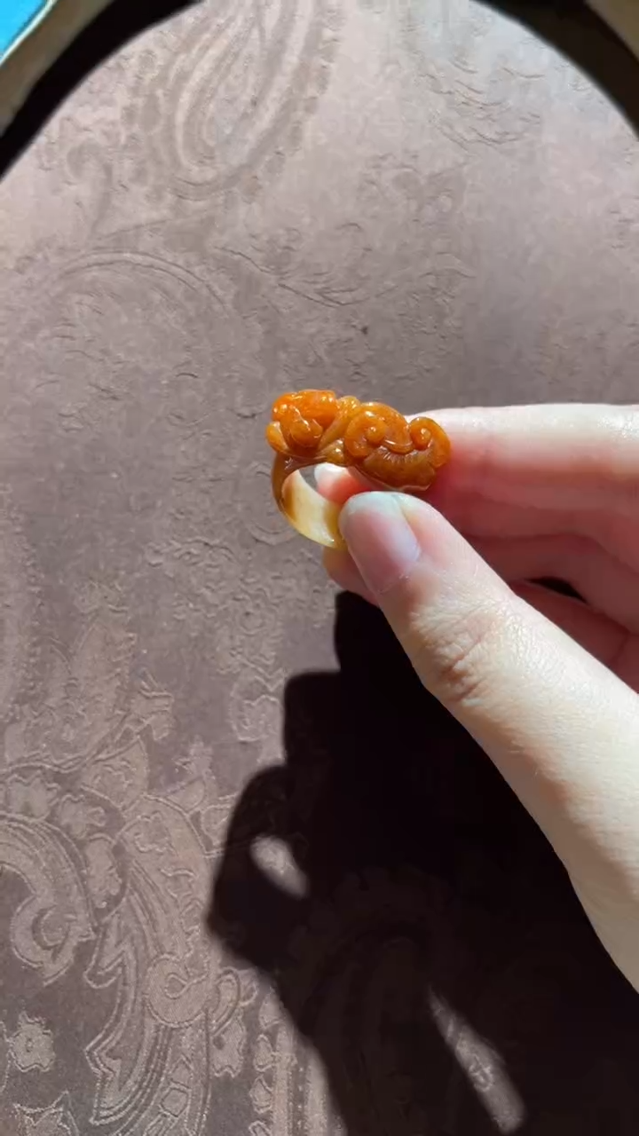 未镶嵌戒圈翡翠红翡绿翠