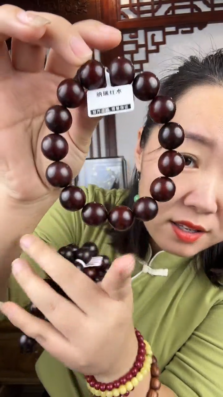 檀香紫檀（小叶紫檀）小叶紫檀卡1.5单圈手串