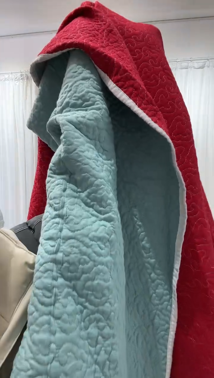 棉200*220纯棉床盖100号微瑕