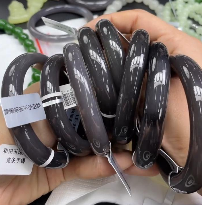 【举石臻选】TA0708-693-206和田玉手镯（圈口自选/一件/多样性发）H