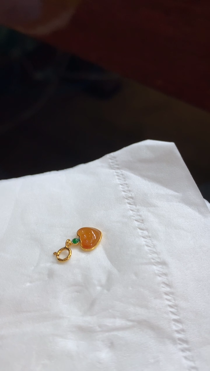 【闪购商品】翡翠颈饰18K金镶嵌翡翠