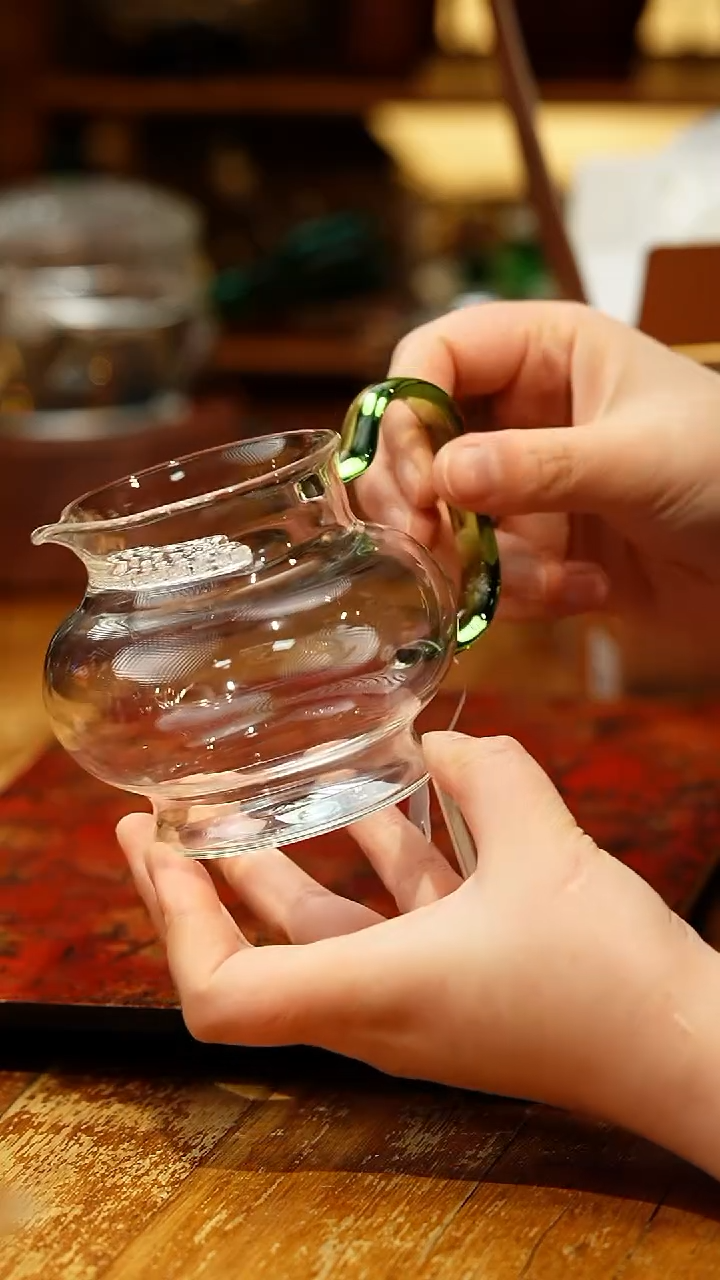 【闪购商品】禾器/熠然月牙款茶海/湖绿