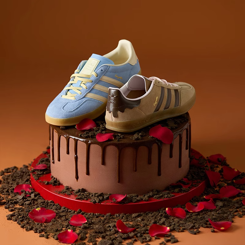 阿迪达斯三叶草情人节限定德训鞋男鞋女鞋GAZELLE运动鞋经典T头鞋