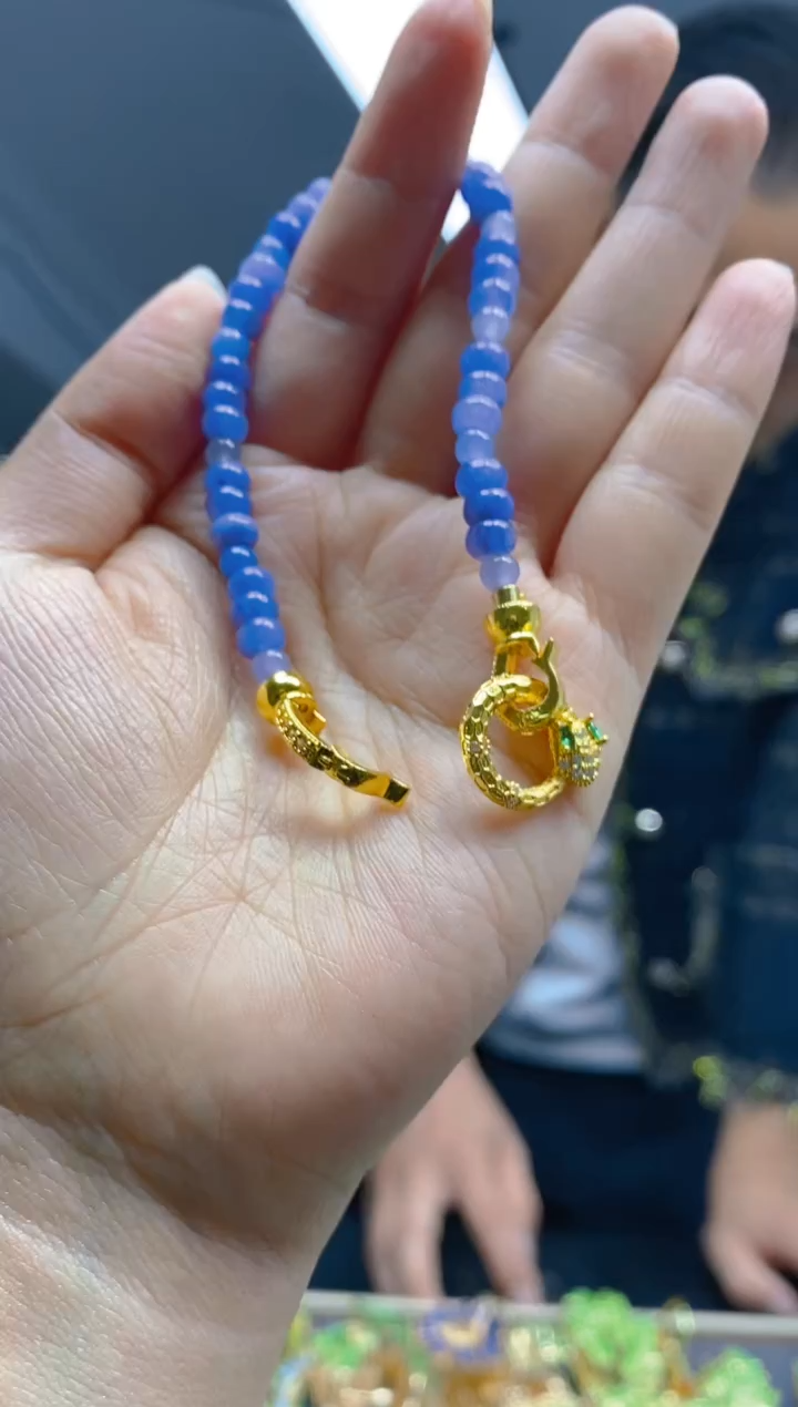 【闪购商品】翡翠耳饰合金0128翡翠手链