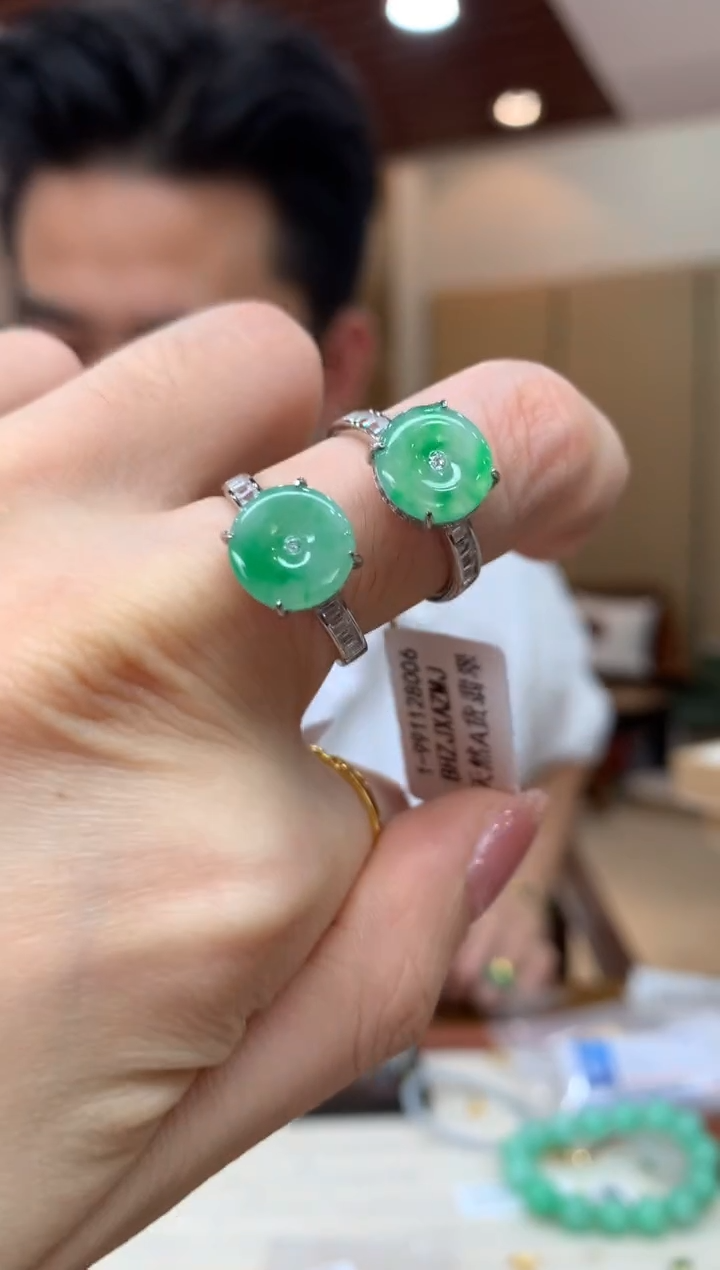 未镶嵌戒指翡翠戒指多样性发货1件
