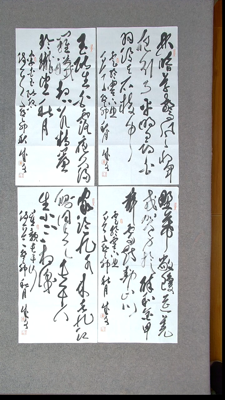 书法苟成文甘肃定西69*34*4尺寸四条