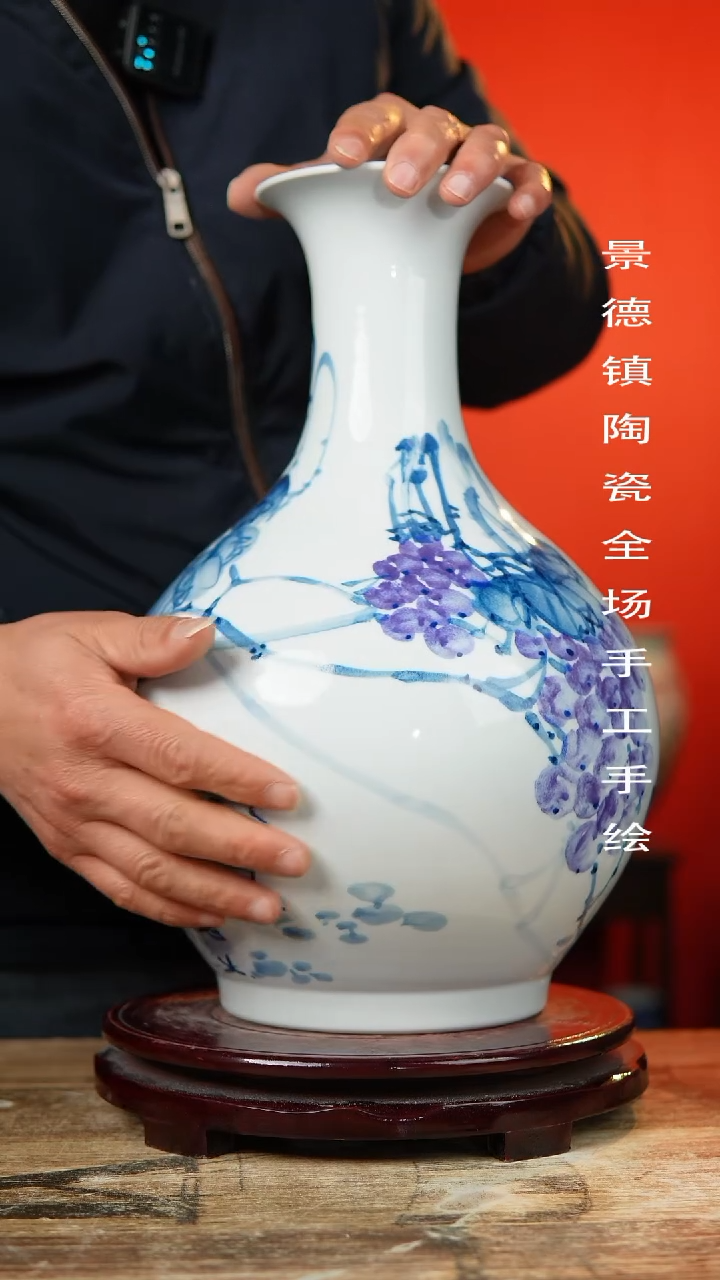 【闪购商品】摆件景德镇陶瓷手工手绘