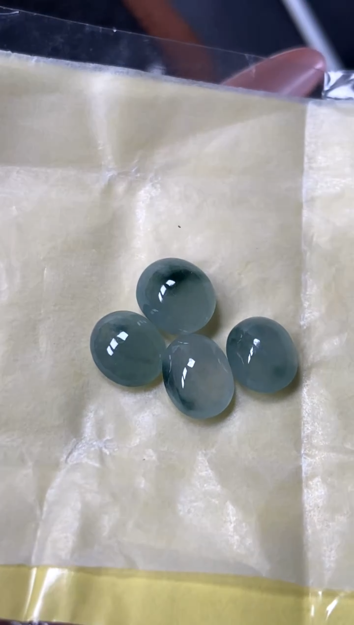 未镶嵌裸石翡翠1天然缅甸A货翡翠蛋面