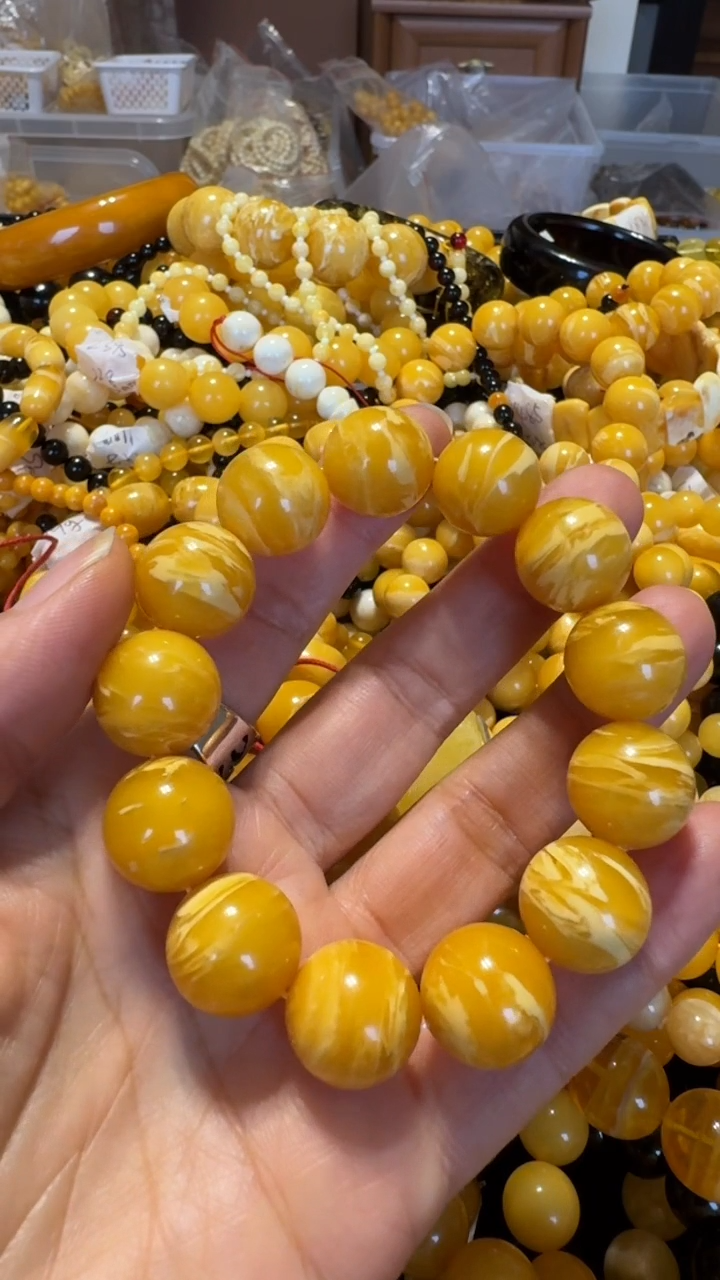 无非金属幸**?串珠手串不退不换  15MM