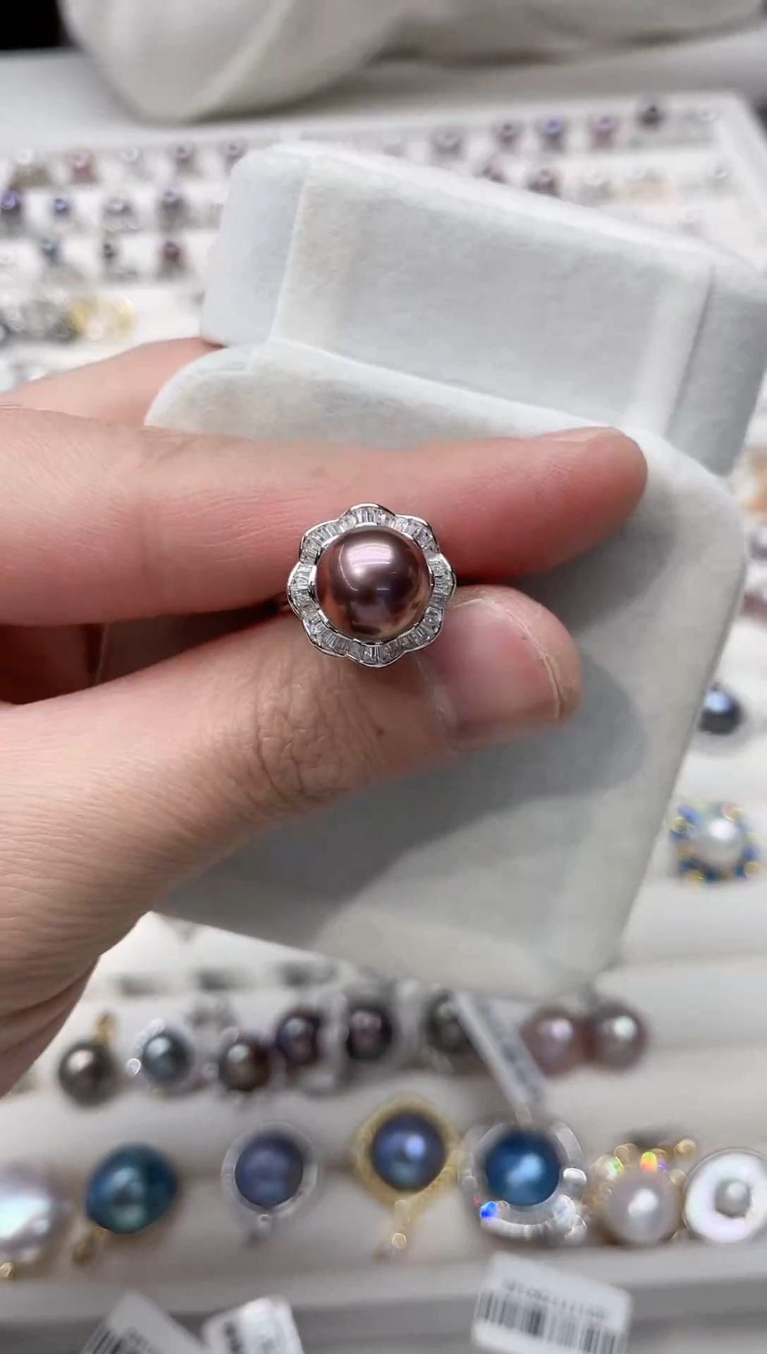 【闪购商品】淡水珍珠戒指银S925镶嵌戒指