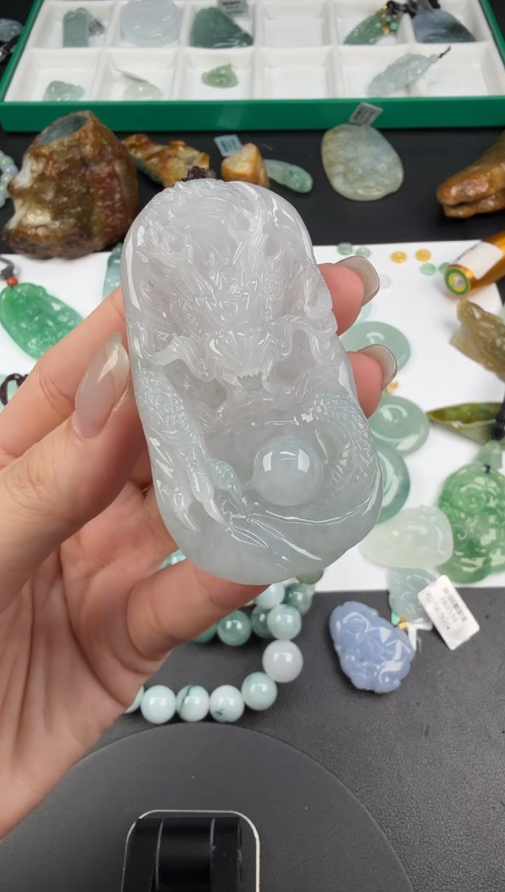 吊坠(不含链)未镶嵌翡翠翡翠饰品-307