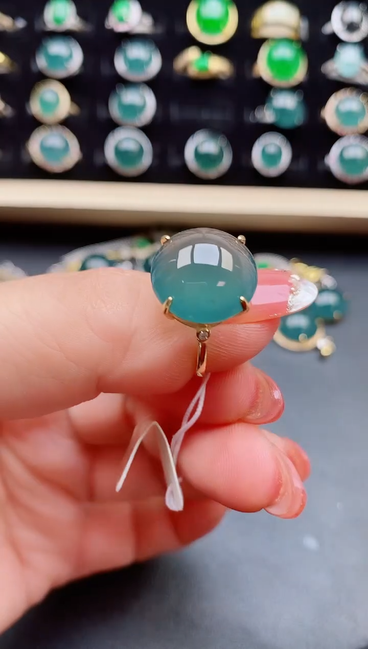 【闪购商品】翡翠戒指银S925镶嵌121212