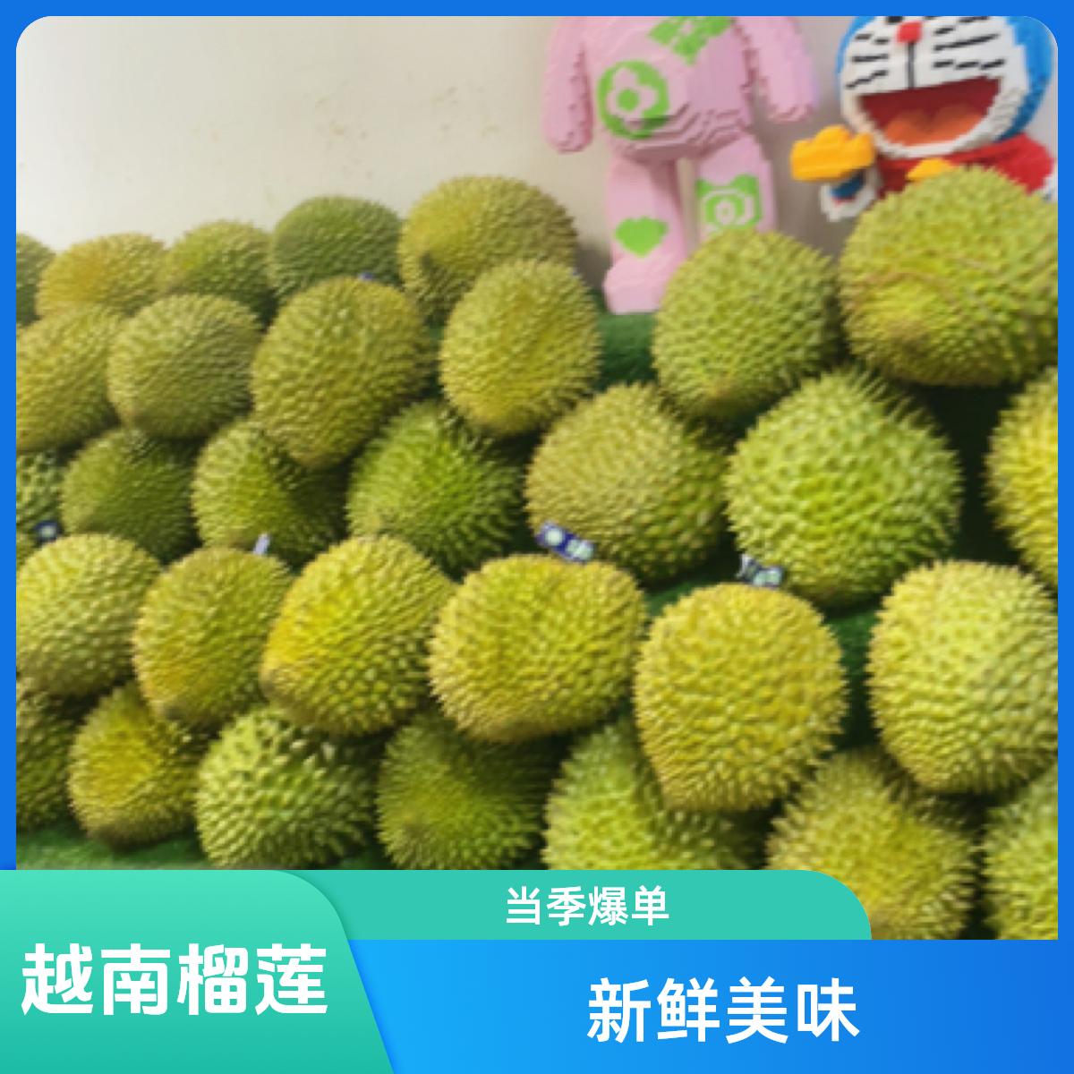 【同城配送】干尧鲜榴莲，核大介意勿拍3-8斤左右榴莲同城配干尧越南