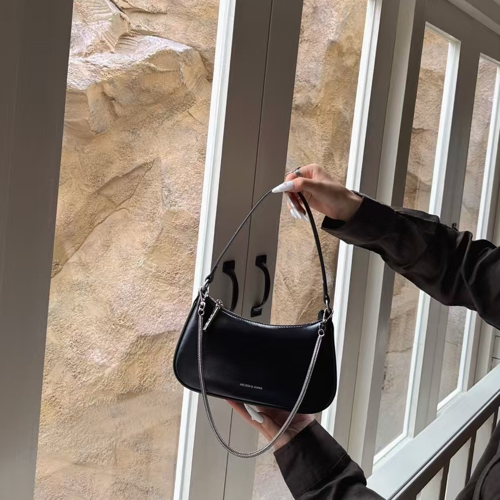 2025新款！小众轻奢高级感时尚气质百搭腋下月牙包单肩斜挎女包