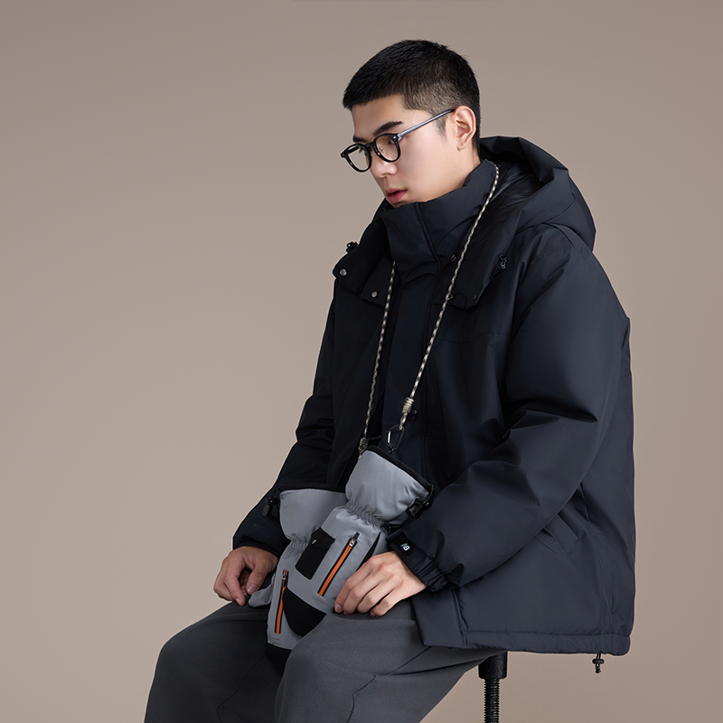 New Balance 2025新款90%绒子男冬季防泼水保暖鸭绒羽绒服MJ43501