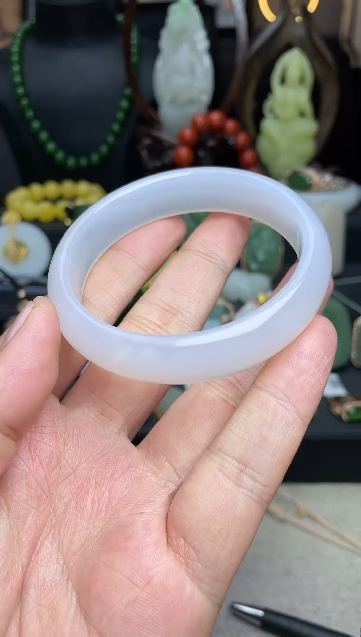 【闪购商品】玛瑙/玉髓手镯未镶嵌手镯60.5