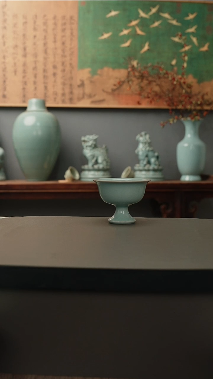 原产地原矿    高足杯