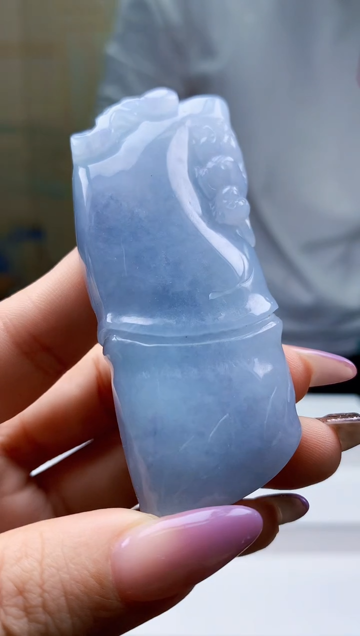 【闪购商品】定制翡翠未镶嵌4688ty-毛货挂件33