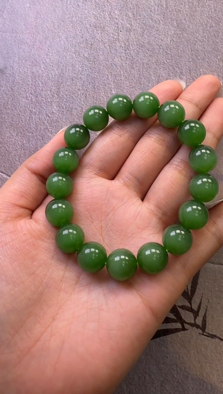 【闪购商品】和田玉（碧玉）手串未镶嵌手串