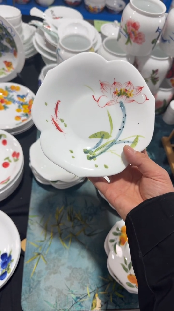 其他景德镇高温瓷（三瓣碟）