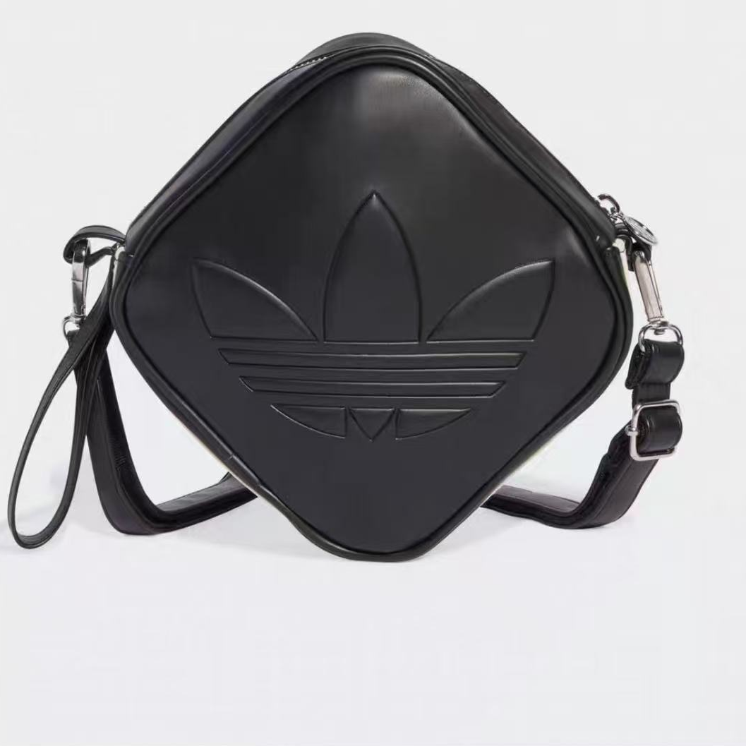 【滔搏联动】阿迪达斯D SHAPPED BAG三叶仿皮方形单肩挎包JC6004