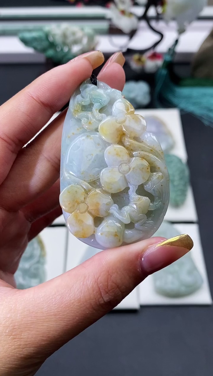 【闪购商品】翡翠颈饰未镶嵌天然缅甸翡翠A货