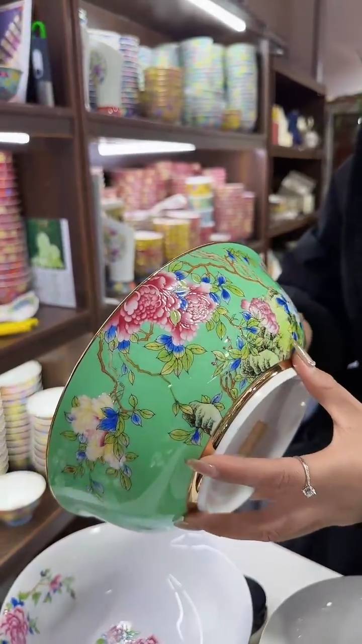 【闪购商品】瓷片9英寸汤碗1个景德镇陶瓷
