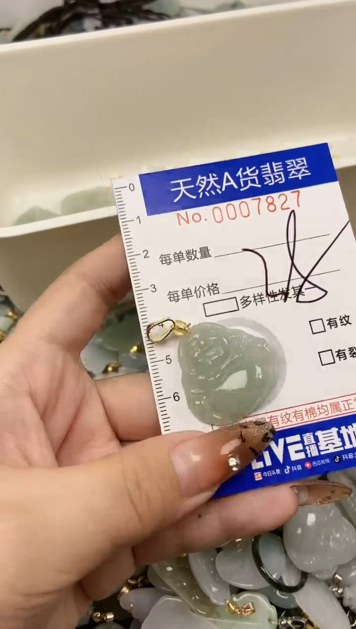 【闪购商品】翡翠颈饰未镶嵌天然A货翡翠