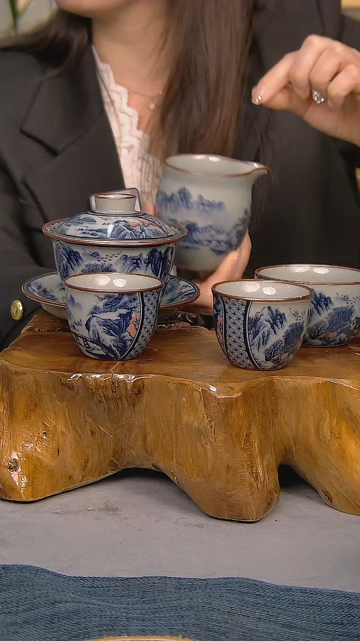 【闪购商品】简装家用款5件套 陶瓷家用茶具系列
