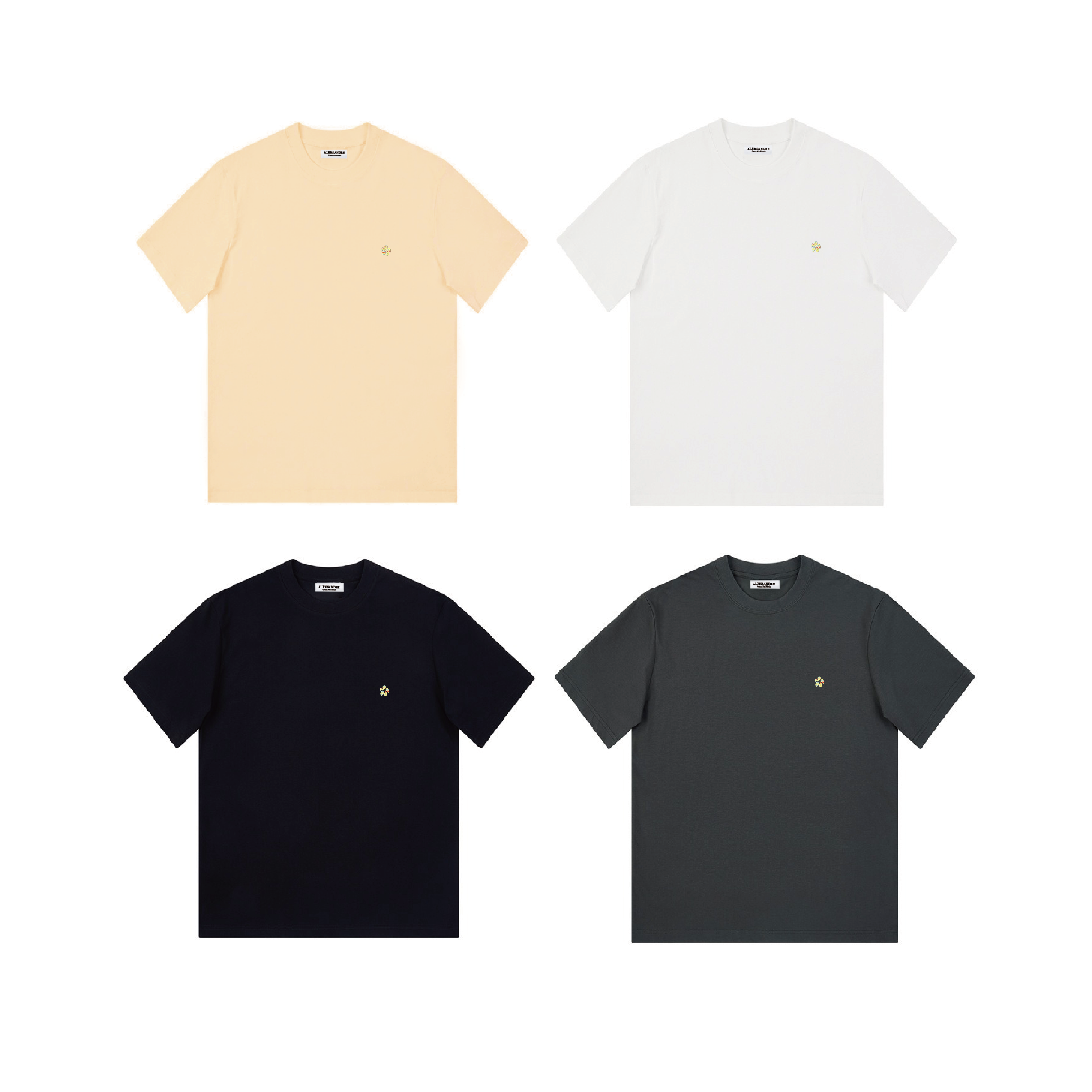 Aleksandre棉宝  28度恒温棉艾德莱斯刺绣T恤