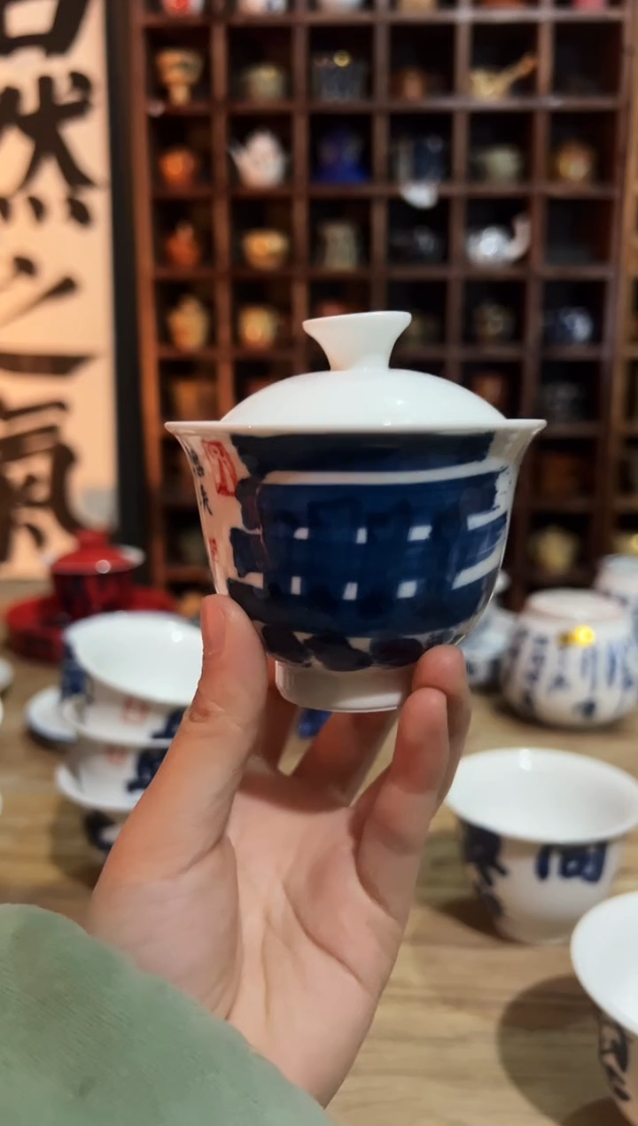 【闪购商品】观云听雨原创手绘茶具