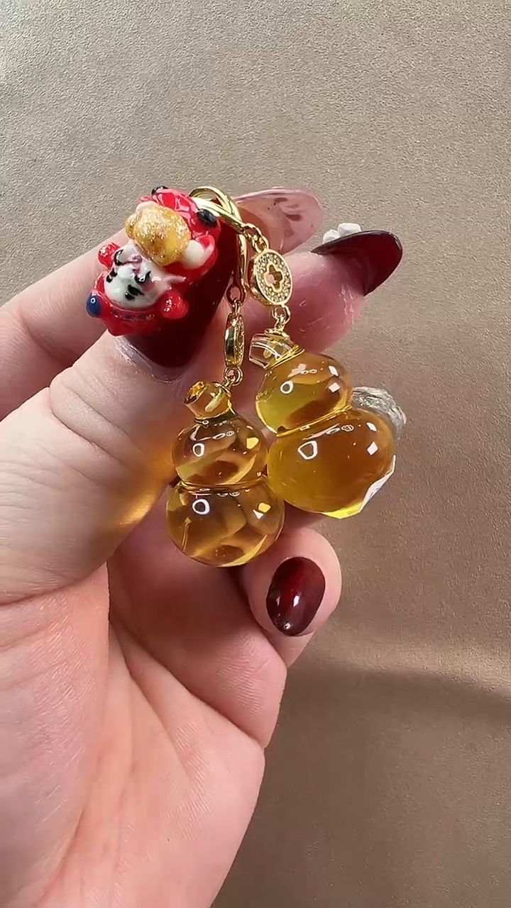 【闪购商品】琥珀耳饰未镶嵌耳环