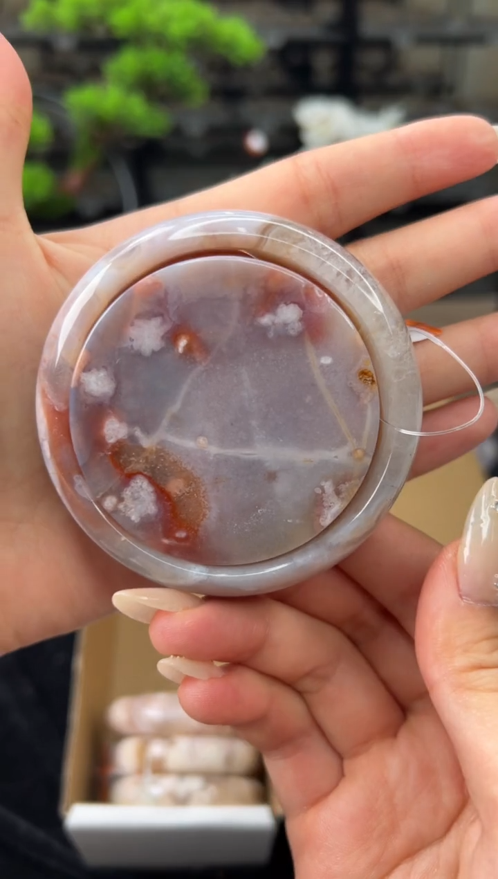 【闪购商品】石英质玉手镯未镶嵌58圈口（赠送镯心）11211