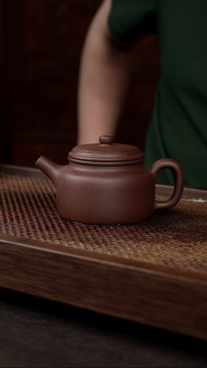 茶壶紫砂紫泥大德钟